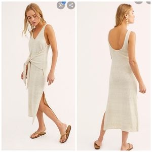 Free People Green Hamptons Maxi Dress